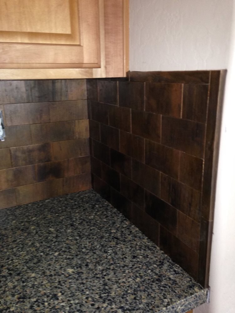 tiled kitchen backsplash from Creative Home Enhancements Inc in Anthem, AZ